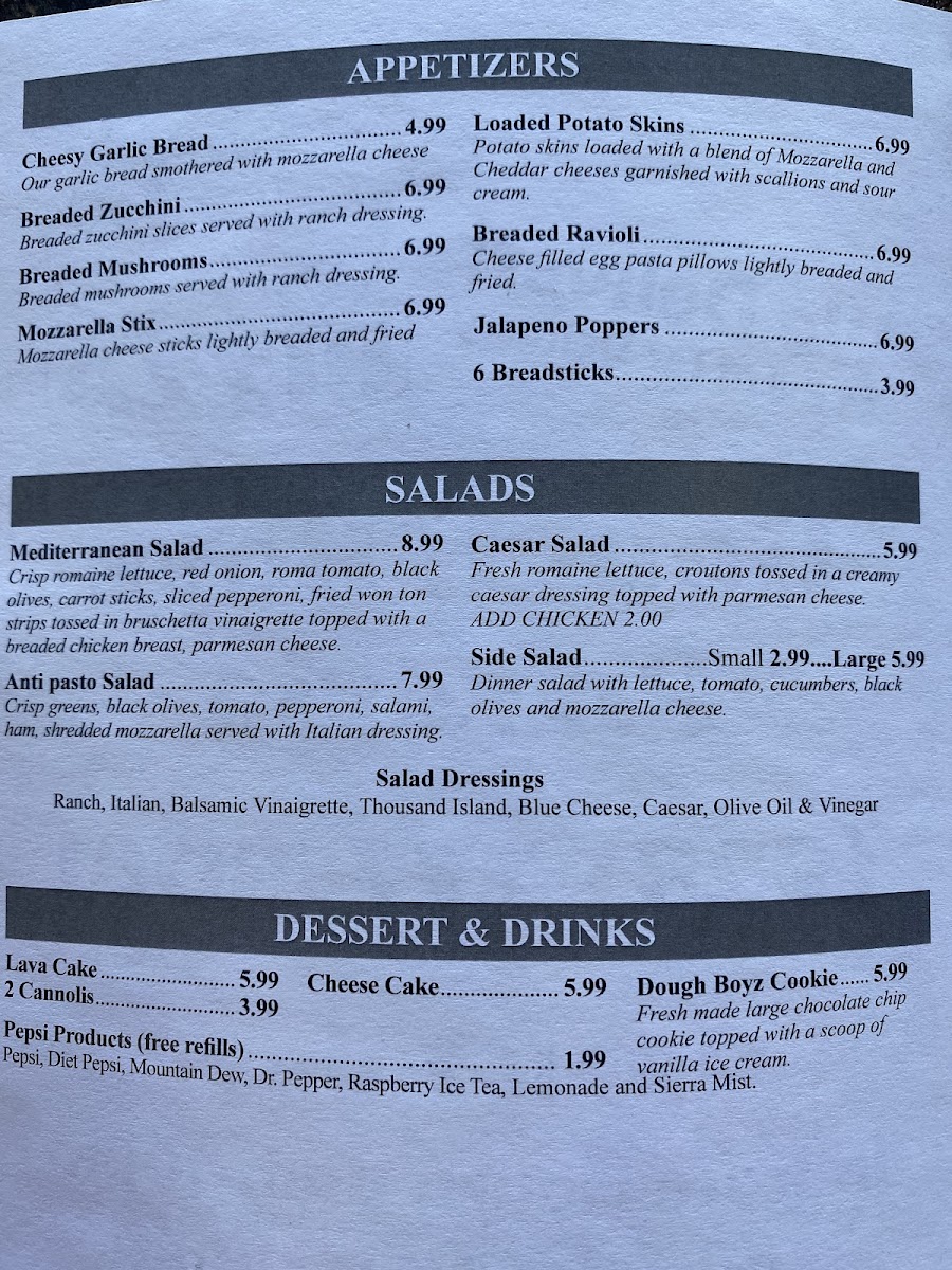 Menu Dough Boyz Pizza & Wings-2