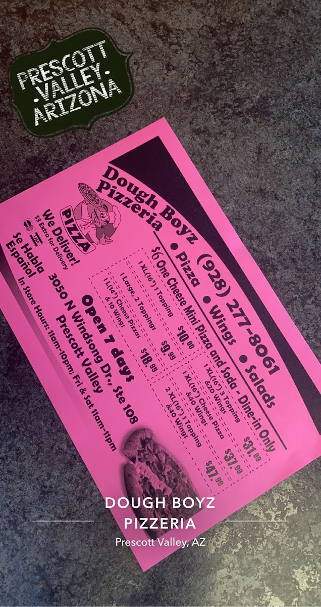 Menu Dough Boyz Pizza & Wings-3