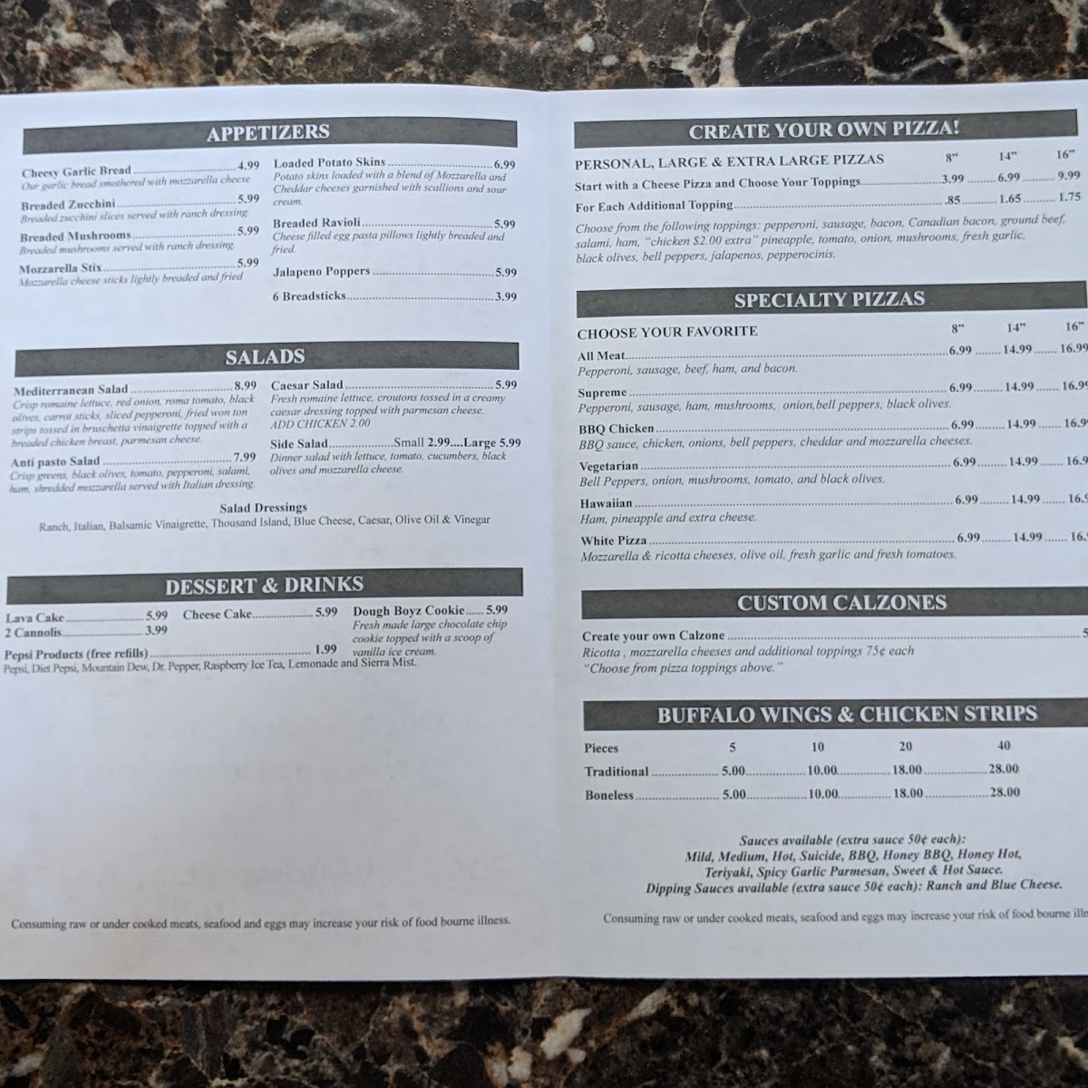 Menu Dough Boyz Pizza & Wings-5