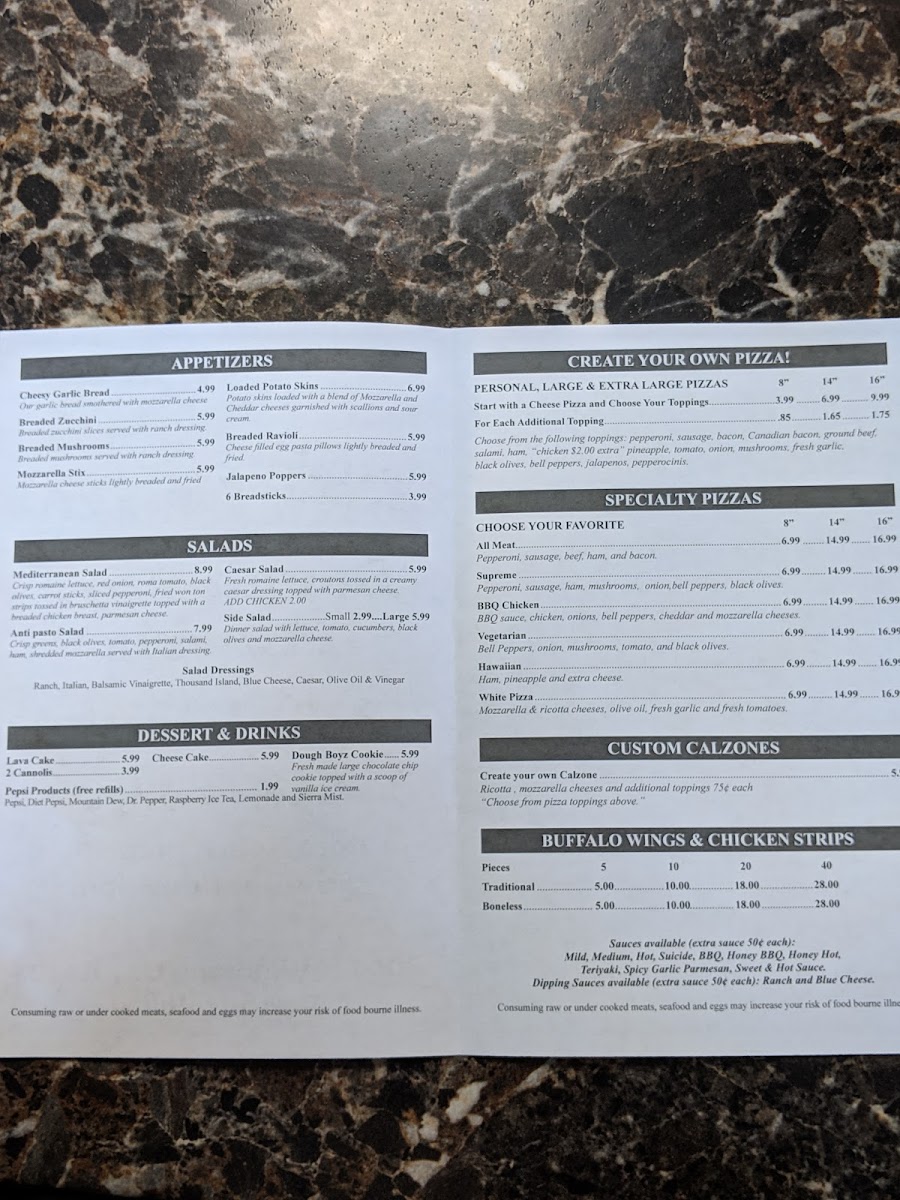 Menu Dough Boyz Pizza & Wings-6