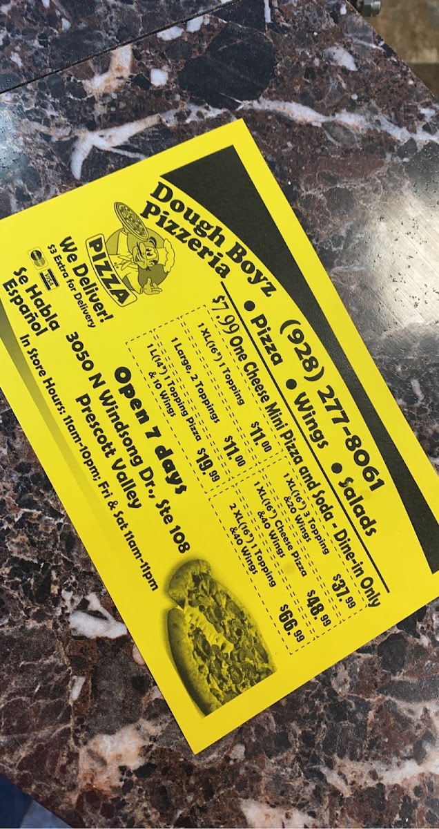 Menu Dough Boyz Pizza & Wings-7